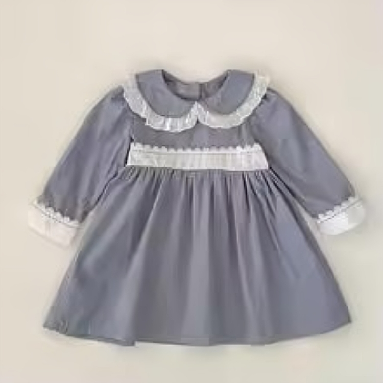 LaceHarvest™ – Vintage Set met Kanten Kraag – Baby en Peuter Outfit