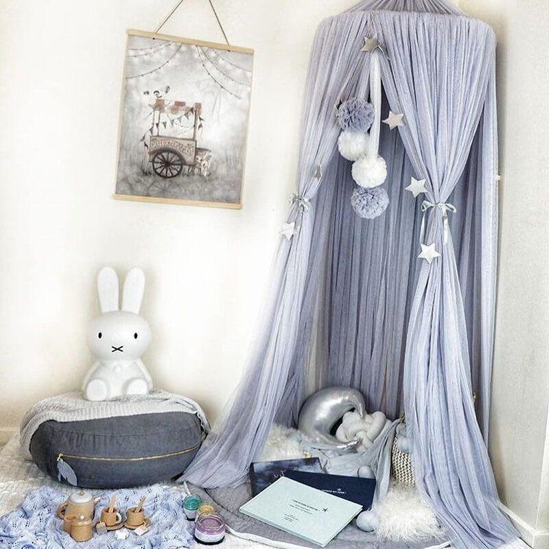 DreamDome™ – Ronde Hemel voor Babybed – Sfeervolle Beddecoratie