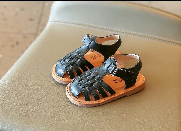 WeaveSteps™ – Geweven Zomersandalen met Klittenband – Comfortabele Kinderschoenen