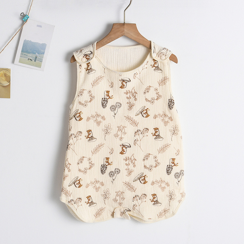 SleepBloom™ – Luchtige Musselin Zomerslaapzak – Baby Slaapcomfort Set