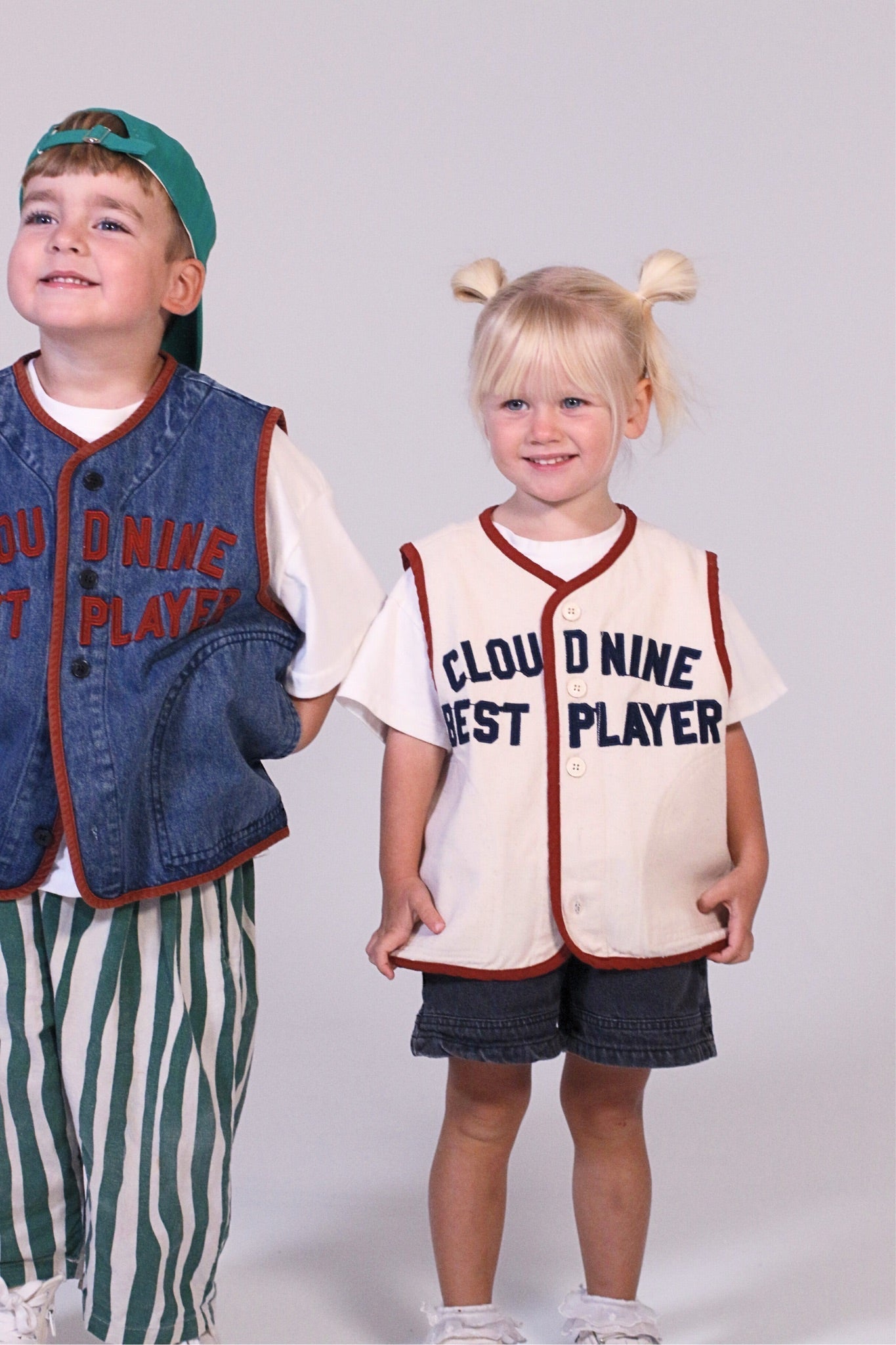 PlayAce™ – Baseball Gilet met Cloud Nine Borduring – Unisex Kinder Bodywarmer