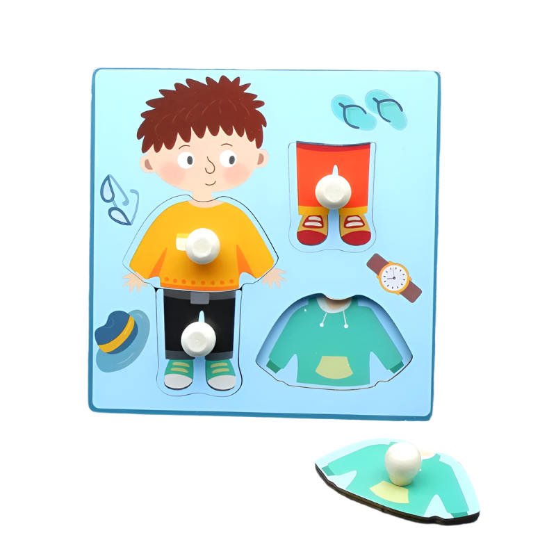 ShapeSmart™ – Educatieve Houten Puzzel – Kleuren & Vormen Ontdekspel