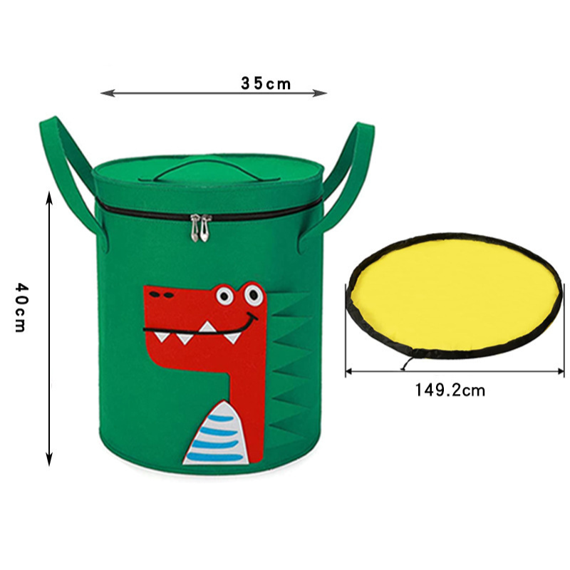 TidyPlay™ – Speelmat en opbergmand in één – Voor snel en leuk opruimen