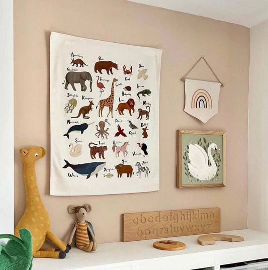 ImagiWall™ – Stoffen Educatieve Posters voor Kinderen – Leerzaam & Decoratief