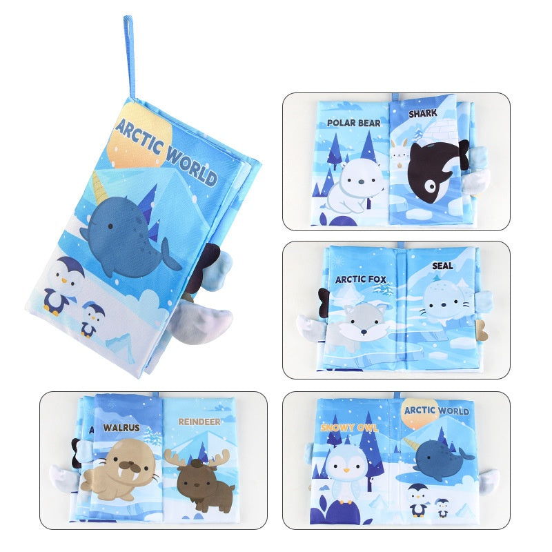 BladBeest™ – Montessori Stoffen Babyboekjes – Sensorisch Speelplezier voor de Allerkleinsten