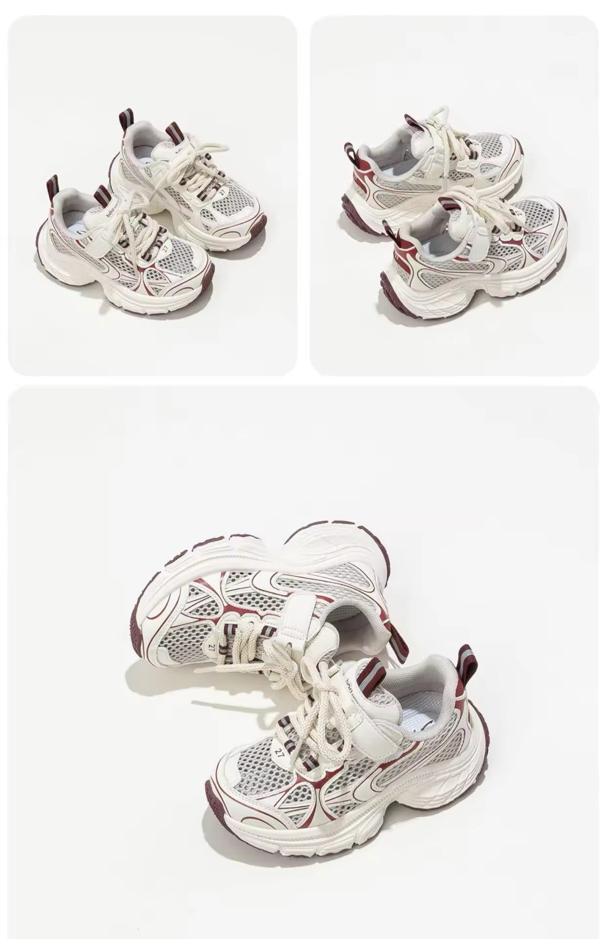 MoveLite™ – Zwart/Witte Slip-On Sneaker – Unisex Kinderschoen