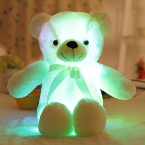 GlowBear™ – Lichtgevende LED Knuffelbeer – Zacht Nachtlampje & Troostvriend