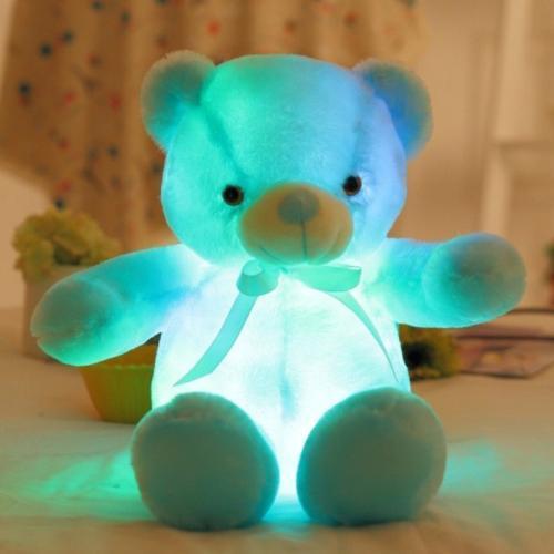 GlowBear™ – Lichtgevende LED Knuffelbeer – Zacht Nachtlampje & Troostvriend