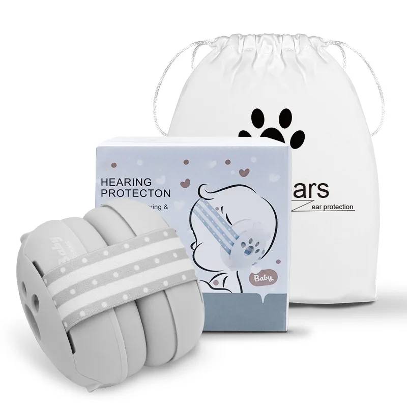 QuietNest™ – Baby Gehoorbescherming met Zachte Hoofdband – Comfortabele Oorbeschermers