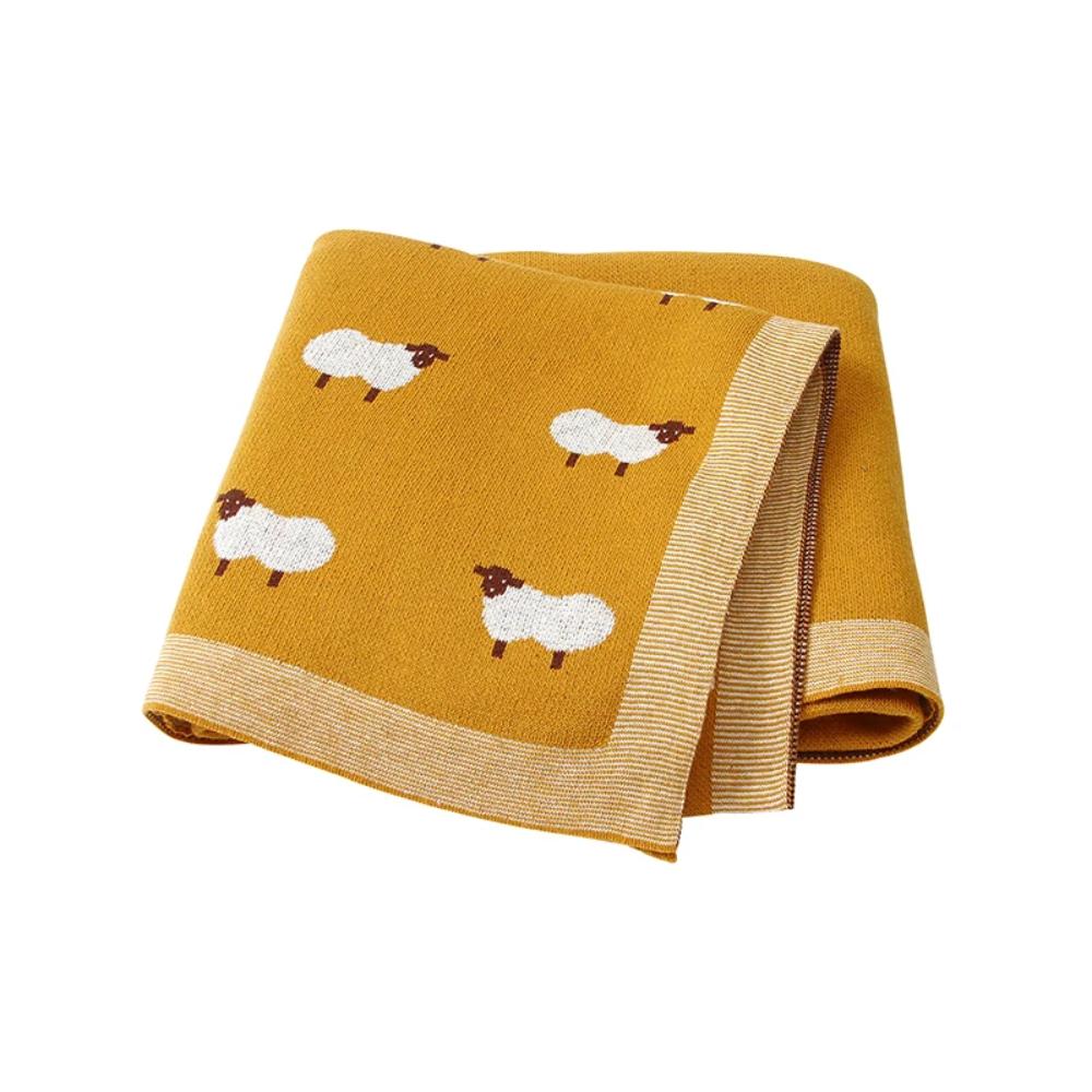 SnuggleKnit™ – Zachte Katoenen Babydeken – Comfort voor Elk Seizoen