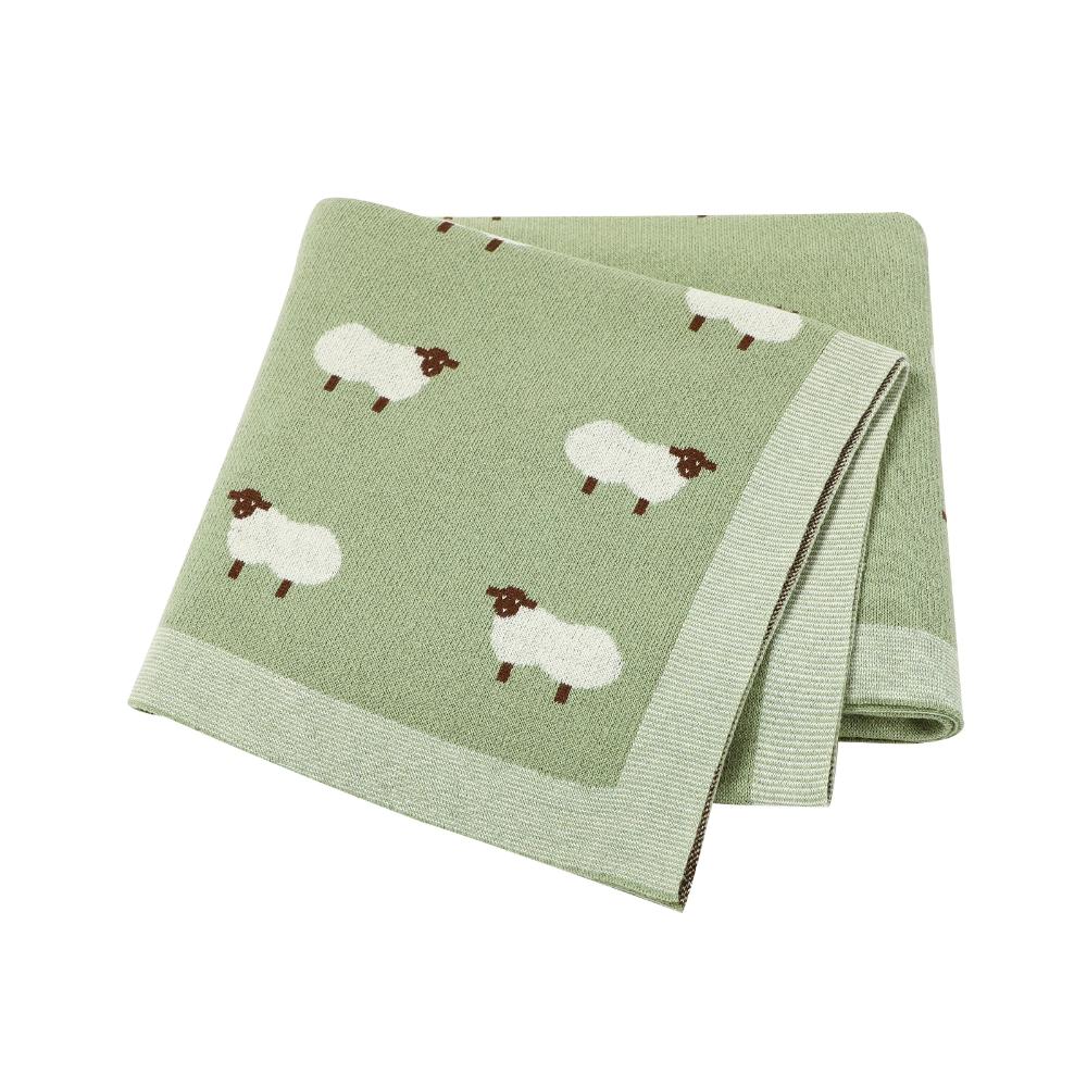 SnuggleKnit™ – Zachte Katoenen Babydeken – Comfort voor Elk Seizoen