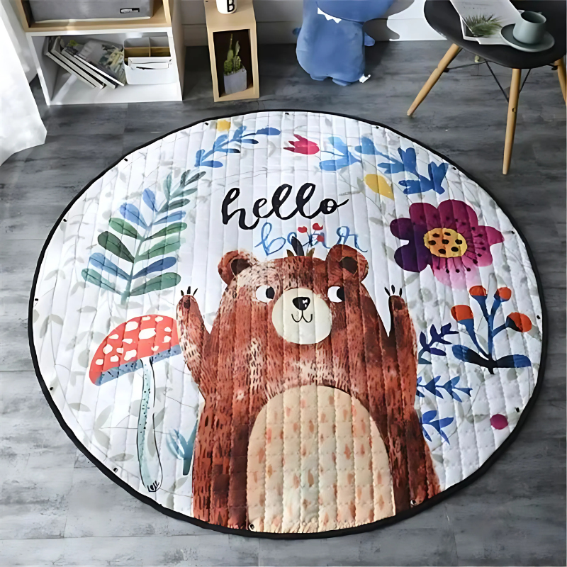SnuggleNest™ – Zachte Speelmat met Antislip – Comfort voor Kleine Ontdekkers