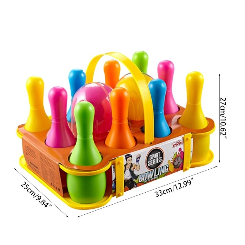 RolliPins™ – Kleurrijke Bowling Set voor Kinderen – Veilig Leuk Binnen- en Buitenspel