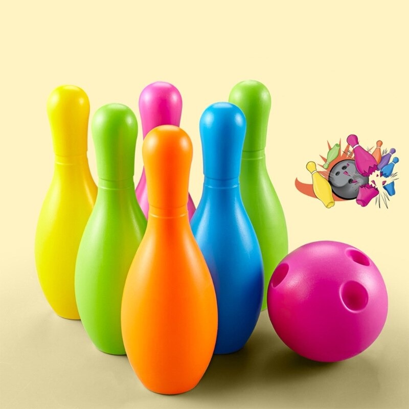 RolliPins™ – Kleurrijke Bowling Set voor Kinderen – Veilig Leuk Binnen- en Buitenspel