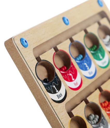 4Ever Wood™ - MagneticMaze - Kleur en Nummer Doolhof