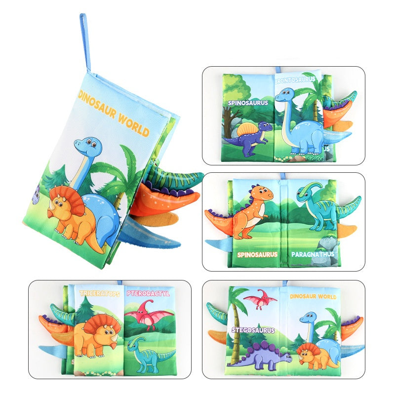 BladBeest™ – Montessori Stoffen Babyboekjes – Sensorisch Speelplezier voor de Allerkleinsten