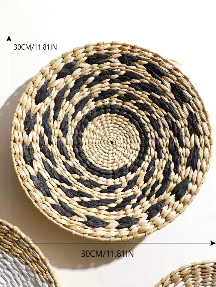 Elara Wanddecoratie - Handgeweven Zeegras, Natuurlijk Design voor Woonkamer 7