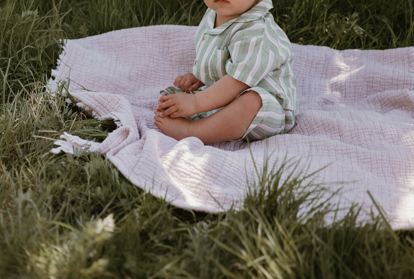 LinoBreeze™ – Zacht Gestreept Setje van Katoen – Baby Zomer Outfit