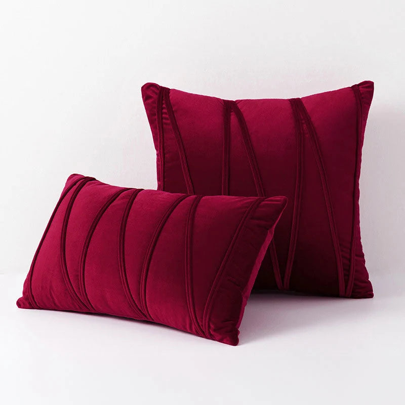 Fluweelzachte Kussenhoes - Decoratief Polyester, 50x50 cm, Elegant Design, Diverse Kleuren 12