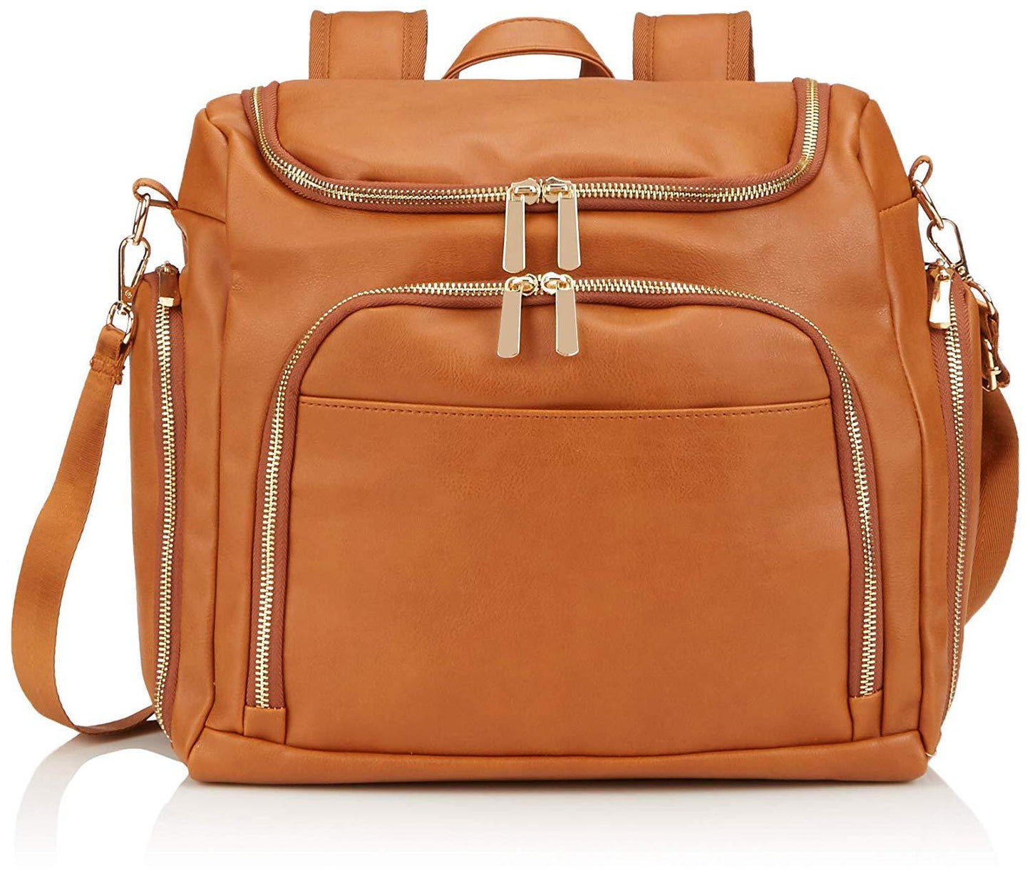 ChicVoyage™ – Sac à Langer en Cuir Véritable – Élégance et Praticité pour les Parents Modernes