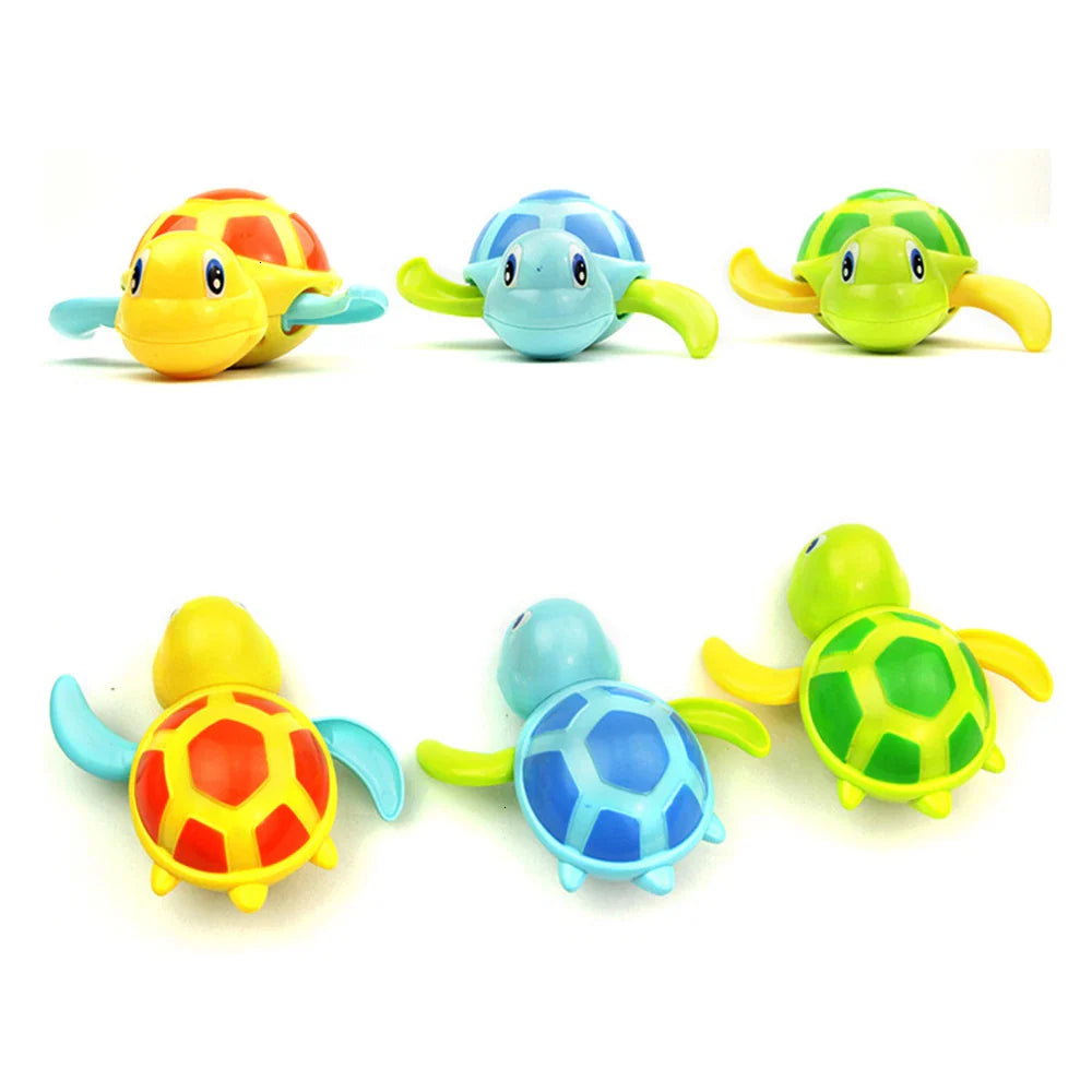 TurtleTwist™ – Opwindbare Schildpad voor Badplezier – Zwemmend Badspeelgoed