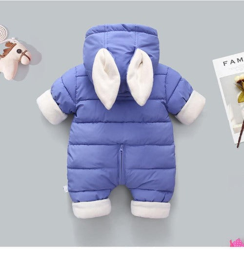 BunnyCuddle™ – Warme Baby Wintercombi met Oortjes – Schattige & Comfortabele Outfit