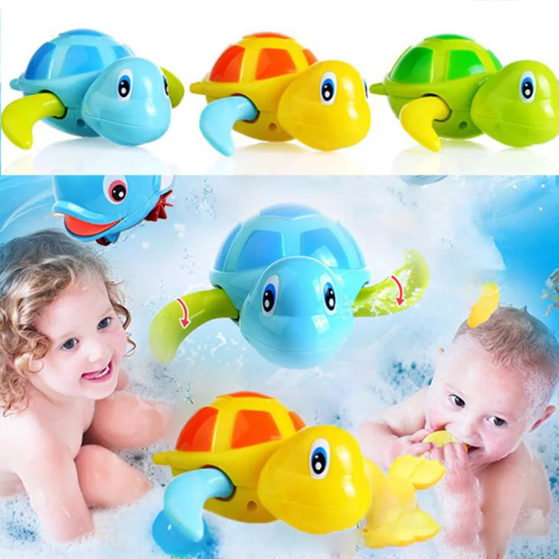 TurtleTwist™ – Opwindbare Schildpad voor Badplezier – Zwemmend Badspeelgoed