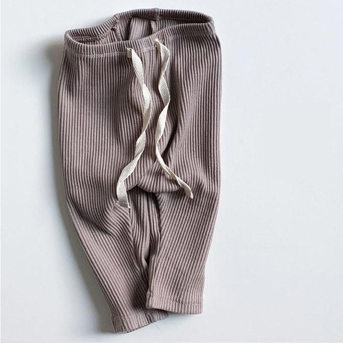 SnugStripe™ – Geribbelde Legging met Comfort Taille – Baby Meisjes Broekje