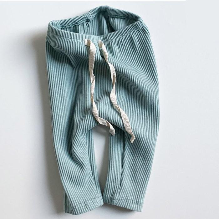 SnugStripe™ – Geribbelde Legging met Comfort Taille – Baby Meisjes Broekje