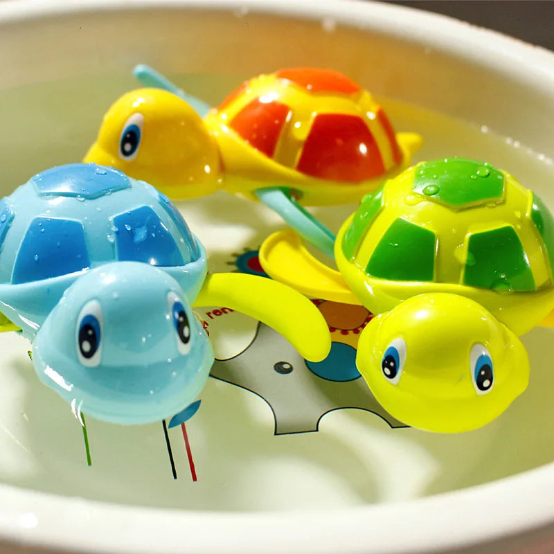 TurtleTwist™ – Opwindbare Schildpad voor Badplezier – Zwemmend Badspeelgoed