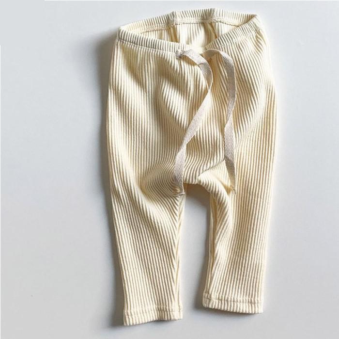 SnugStripe™ – Geribbelde Legging met Comfort Taille – Baby Meisjes Broekje
