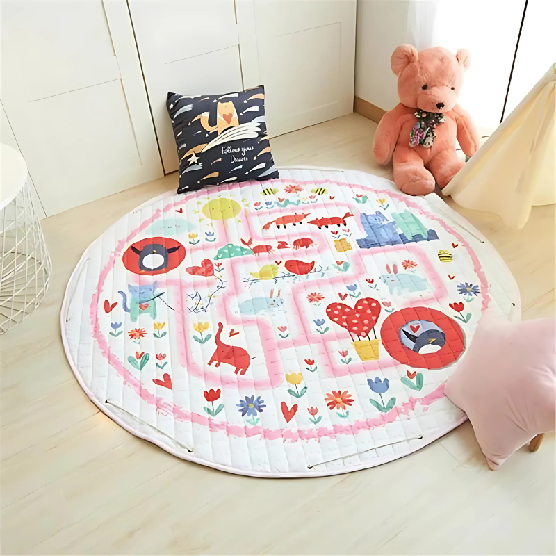 SnuggleNest™ – Zachte Speelmat met Antislip – Comfort voor Kleine Ontdekkers