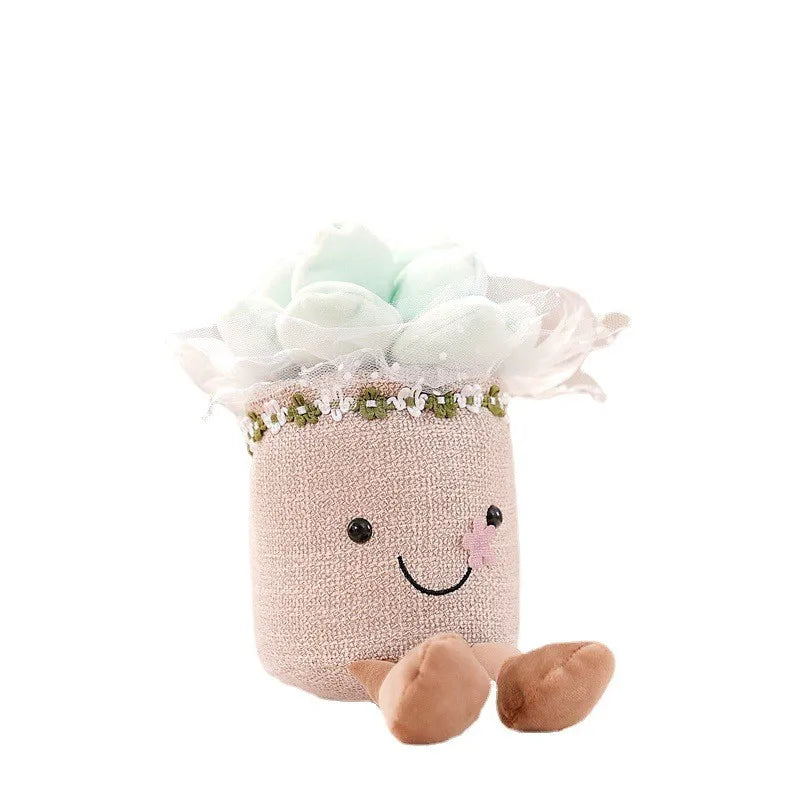 BloomBuddies™ – Vrolijke Bloemen Knuffelfiguur – Decoratieve Pluche Vriend