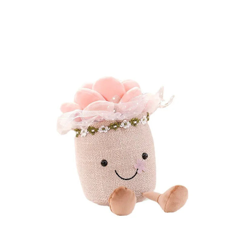 BloomBuddies™ – Vrolijke Bloemen Knuffelfiguur – Decoratieve Pluche Vriend