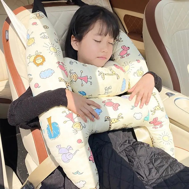TravelBuddy™ – Ergonomisch Autokussen voor Kinderen – Comfortabel Reiskussen