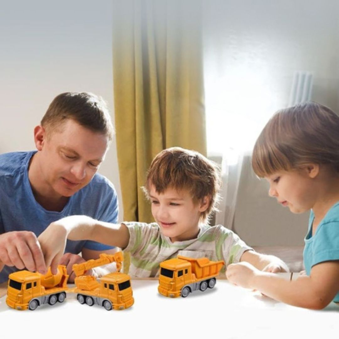 MagneTrux™ – Magnetische Bouwset 3-in-1 – Truck ↔ Robot voor Peuters & Kleuters