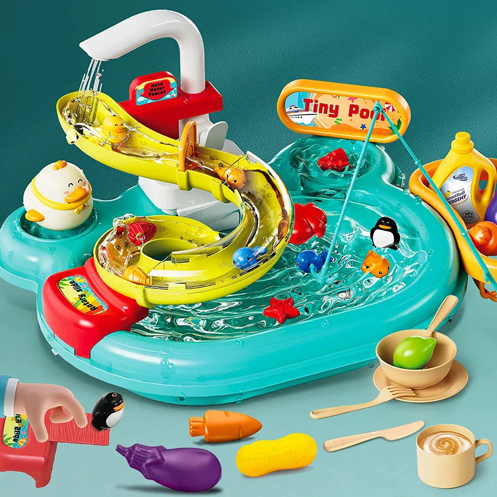 AquaChef™ – Interactieve Waterspeelkeuken voor Kinderen – Spetterend Speelplezier