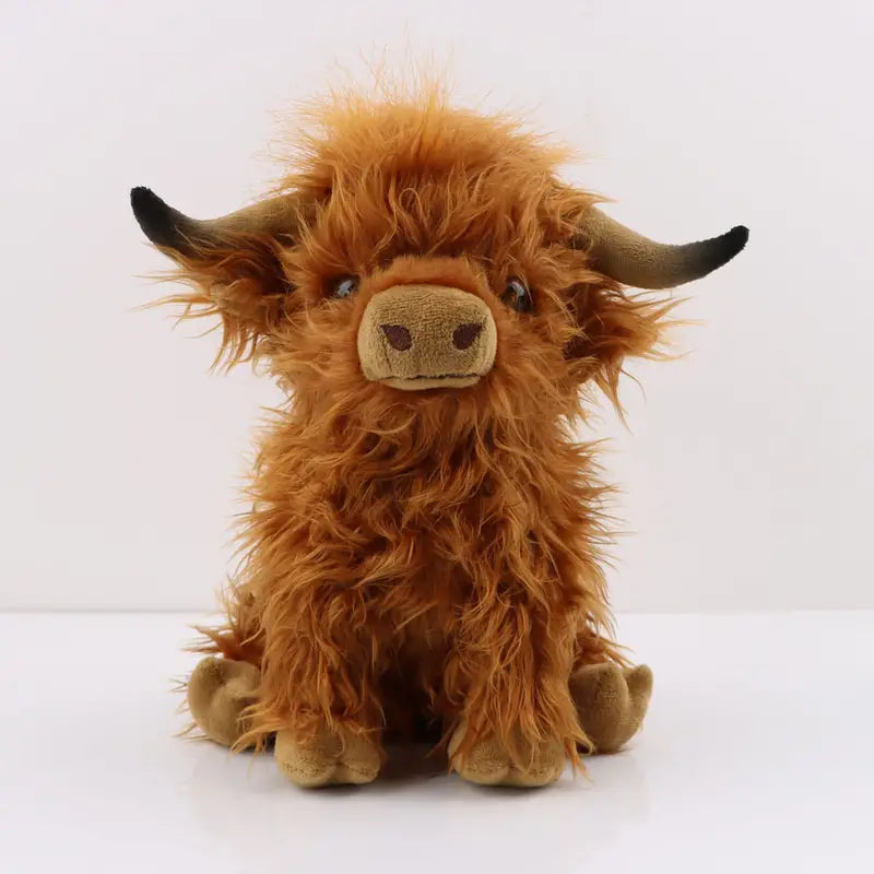HighlandHug™ – Luxe Pluche Hoogland Koe – Knuffel Voor Alle Leeftijden