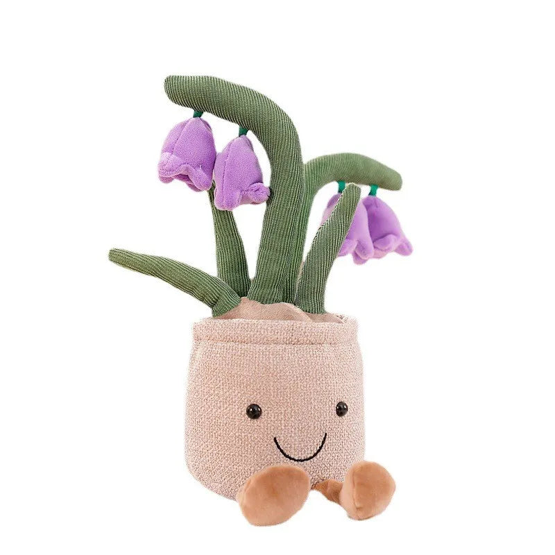 BloomBuddies™ – Vrolijke Bloemen Knuffelfiguur – Decoratieve Pluche Vriend