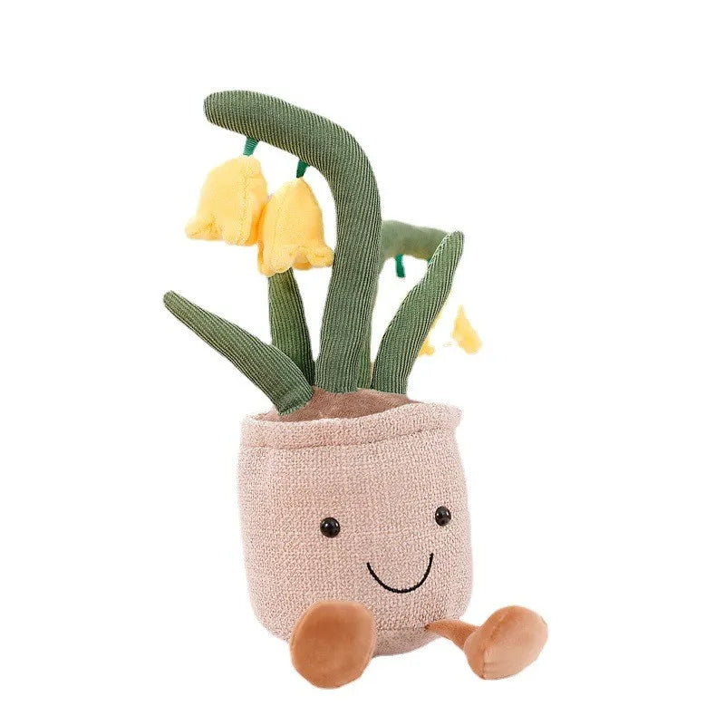 BloomBuddies™ – Vrolijke Bloemen Knuffelfiguur – Decoratieve Pluche Vriend