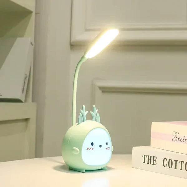 LumiMate™ – Kinderleeslamp met Oogbescherming – Oplaadbare USB Nachtlamp