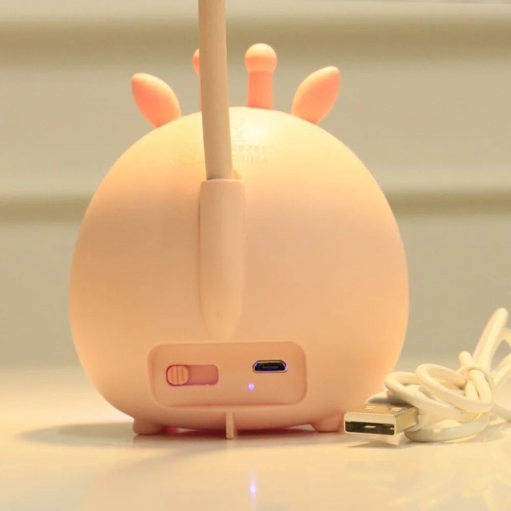 LumiMate™ – Kinderleeslamp met Oogbescherming – Oplaadbare USB Nachtlamp