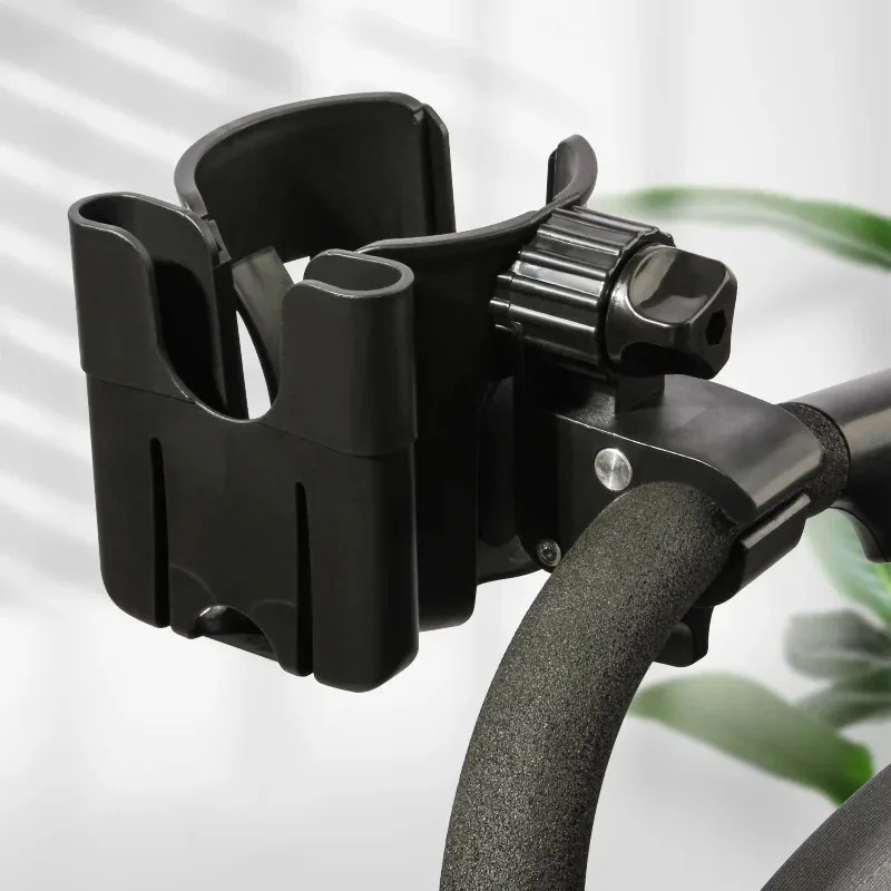 FeedMate™ – Fleshouder met Telefoonvak – Kinderwagen Accessoire