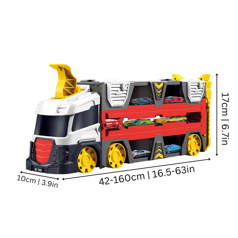 TrackMorph™ – Omvormbare Truck & Racebaan – Creatief Racespeelgoed