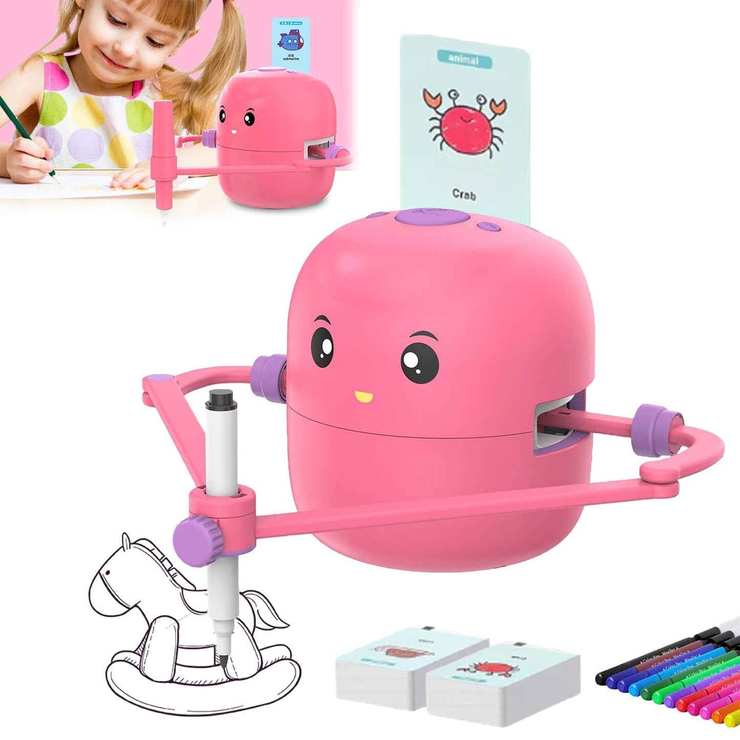 SketchMate™ – Interactieve Tekenrobot – Educatief Creatief Speelgoed