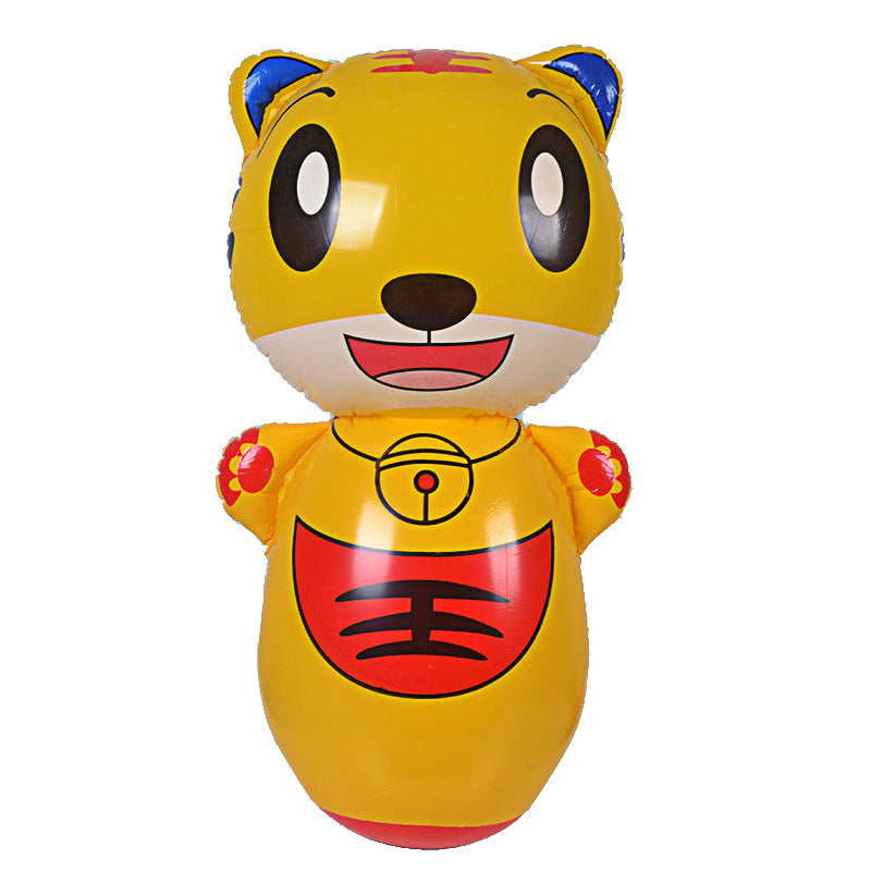 PunchPal™ – Cartoon Boksplezier voor Kinderen – Opblaasbare Speelgenoot