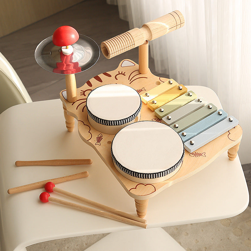 RhythmPals™ – Houten Muziekinstrumentenset – Creatief Educatief Speelgoed