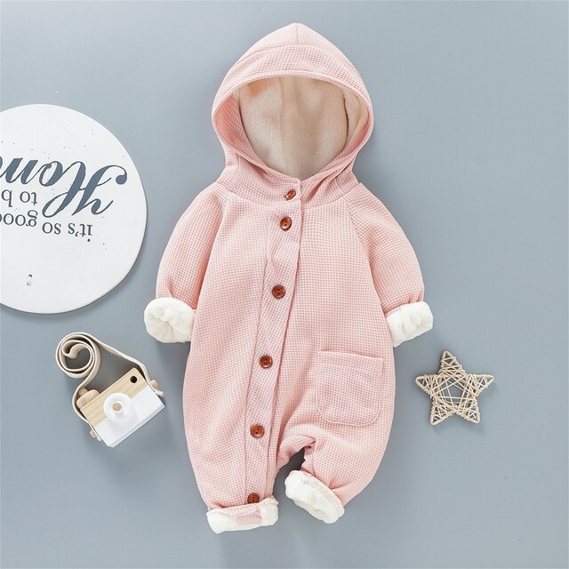 FrostNest™ – Warme Winter Combinatie met Capuchon – Comfortabele Baby Winteroutfit