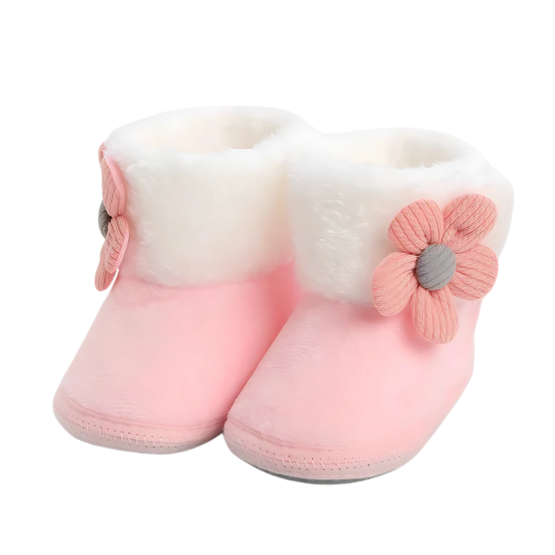 CozyBlush™ – Warme Pluche Babyslofjes – Zachte Bescherming voor Kleine Voetjes