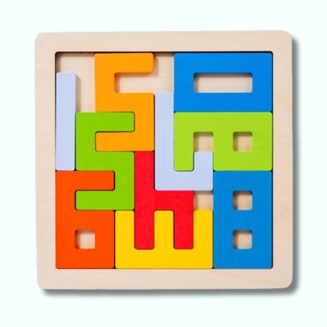 MindKnoop™ – Houten Breinpuzzel voor Kinderen – Ontspannend  Educatief Denkspel